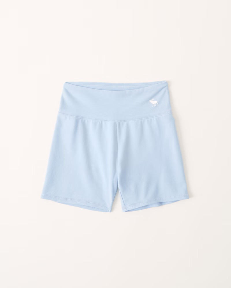 high rise bike shorts | Abercrombie & Fitch (US)