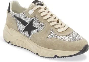 Golden Goose Running Sole Suede & Glitter Sneaker | Nordstrom | Nordstrom