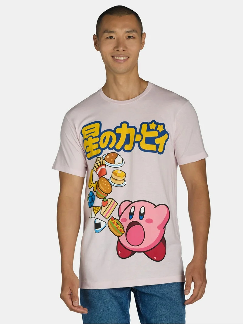 Kirby Men's & Big Men's Graphic Tee Shirt, Sizes S-3XL | Walmart (US)