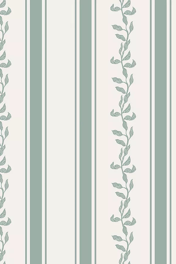 Legacy Floral Striped Wallpaper | Anthropologie (US)