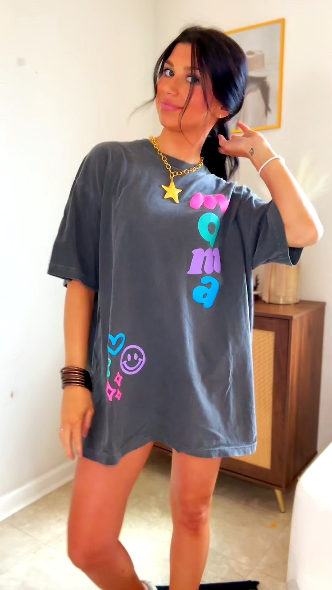 Spring. Graphic tee. Mom style. Comfy. Cute. 

#LTKootd #LTKSeasonal #LTKmomlife