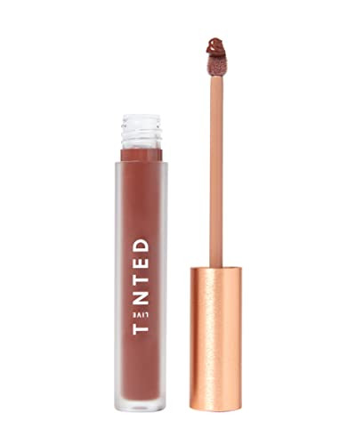 Live Tinted Huelip Liquid Lip Crème - Weightless, Long-Lasting Liquid Lip with Hyaluronic Acid and Jojoba Oil For a Soft, Comfortable, Moisturized Finish - 0.09 fl oz - Rich Chocolate Brown | Amazon (US)