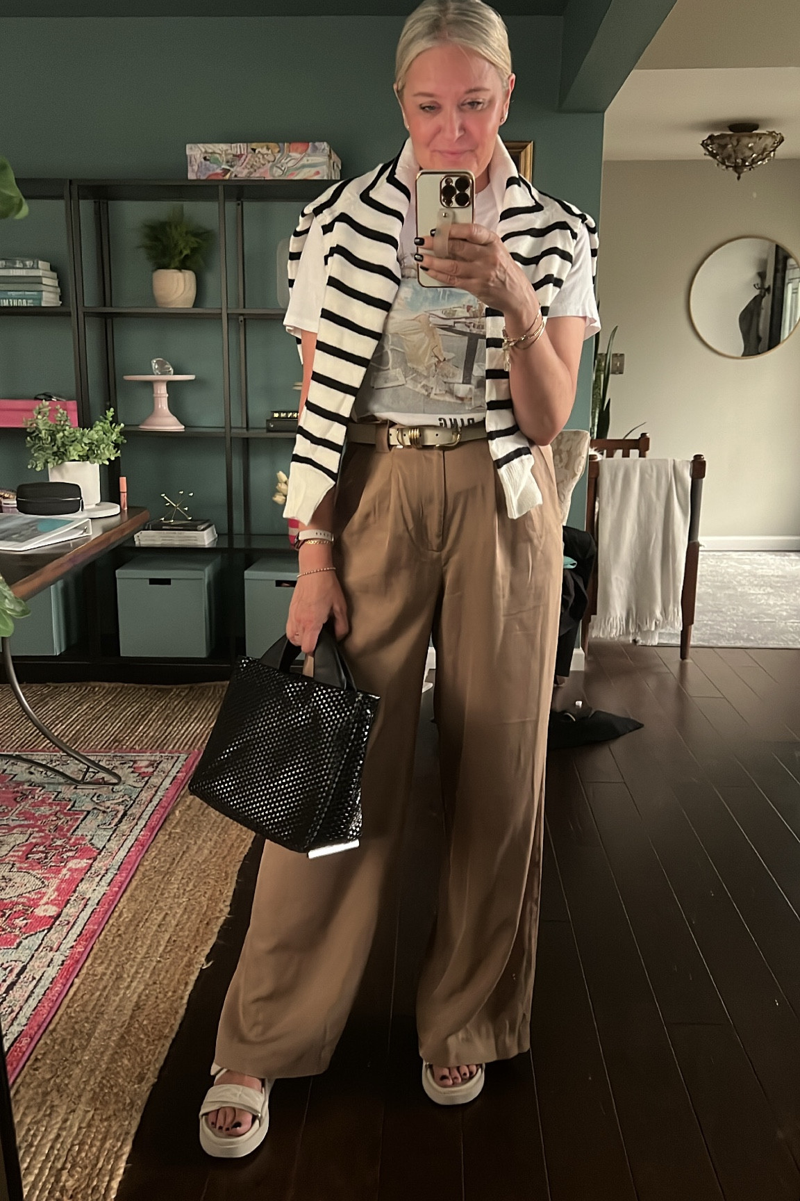 Off to celebrate the birthday girl!! 
Trousers size 6 (I sized up one)
Tee Anine Bing
Sweater Amazon

#LTKstyletip #LTKSeasonal #LTKworkwear