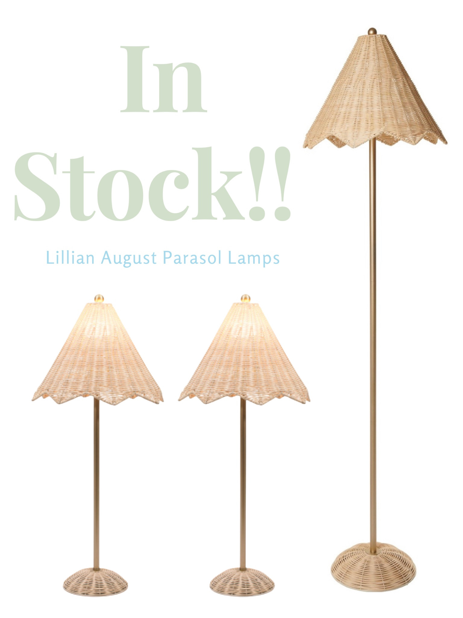 Lillian August
Rattan 
Woven 
Table lamp
Floor lamp 
Parasol
Grandmillennial decor design style interior interiors 
Preppy 
Coastal 
Classic 
Trending