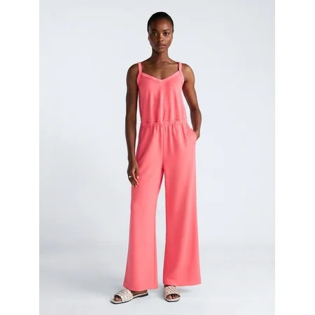 Scoop Women s and Women s Plus Scubaknit Tank Jumpsuit Sizes XS-4X | Walmart (US)