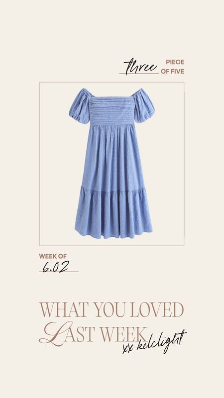 What you loved last week💙 dress is on sale today!! #abercrombie #sale 

#LTKstyletip #LTKmidsize #LTKSeasonal