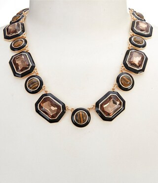 Anna  Ava Inset Stone Statement Collar Necklace - Multi | Dillard's