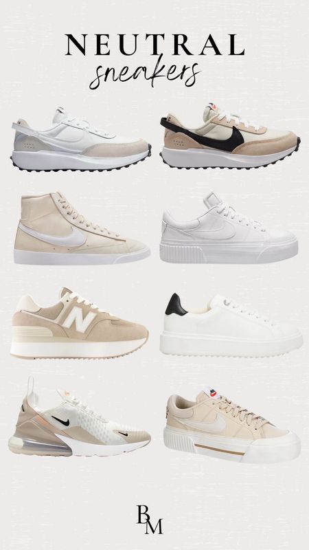 Neutral nikes, neutral sneakers, neutral tennis shoes, court legacy, nike air max 

#LTKSeasonal #LTKstyletip #LTKshoecrush