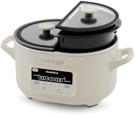 Crock-Pot MultiMeal Multicooker and Programmable Slow Cooker with Bake Function Oat Milk | Amazon (US)