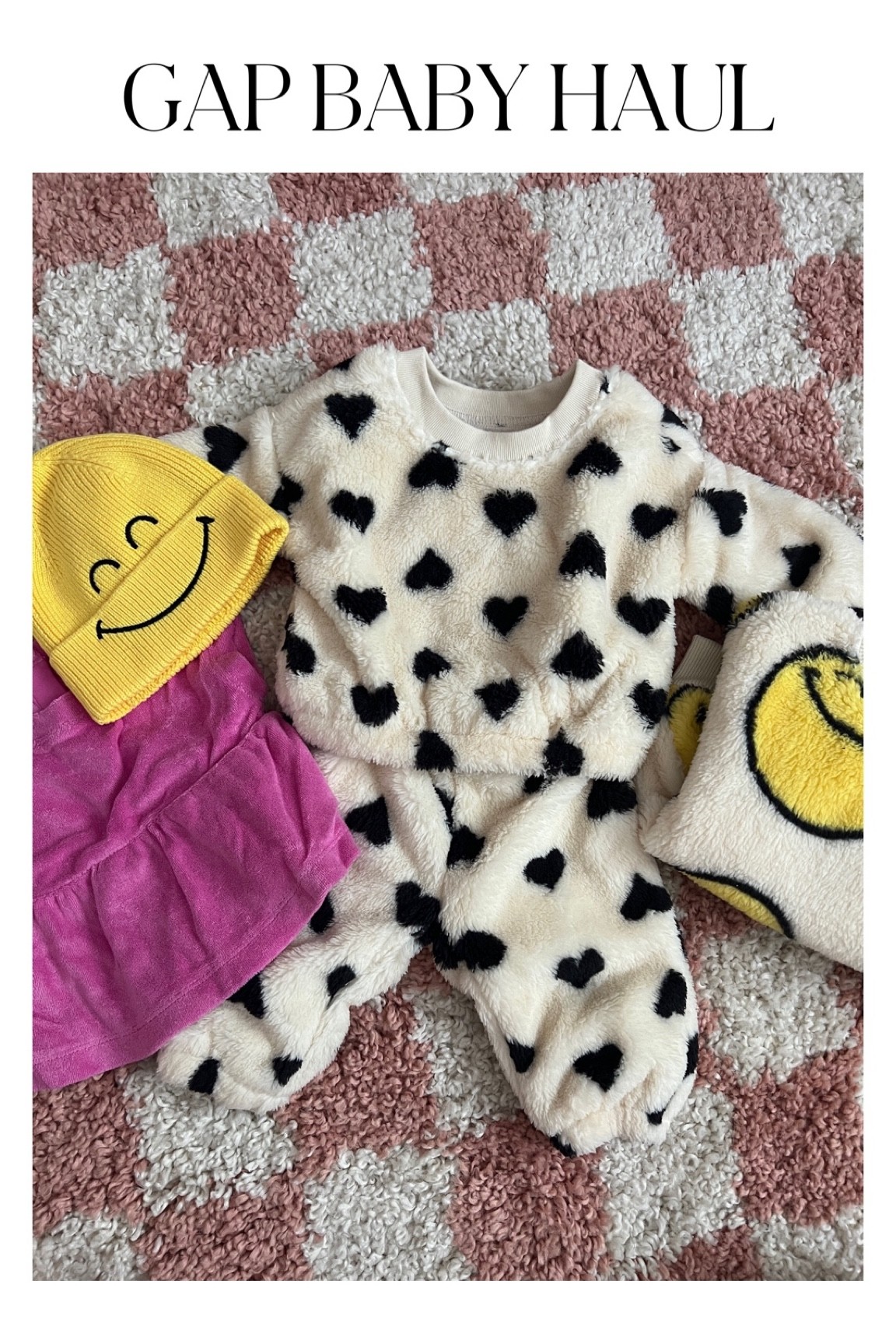 I got the cutest winter pieces for baby girl from Gap! The sherpa sweat sets are so adorable and one summer piece, the terry cloth pink set cause how could I not? I’m dying over the smiley beanie! They’re having a sale too! 40% off
Your purchase and an additional 20% off that! Go shop!

#LTKbaby #LTKunder100 #LTKsalealert