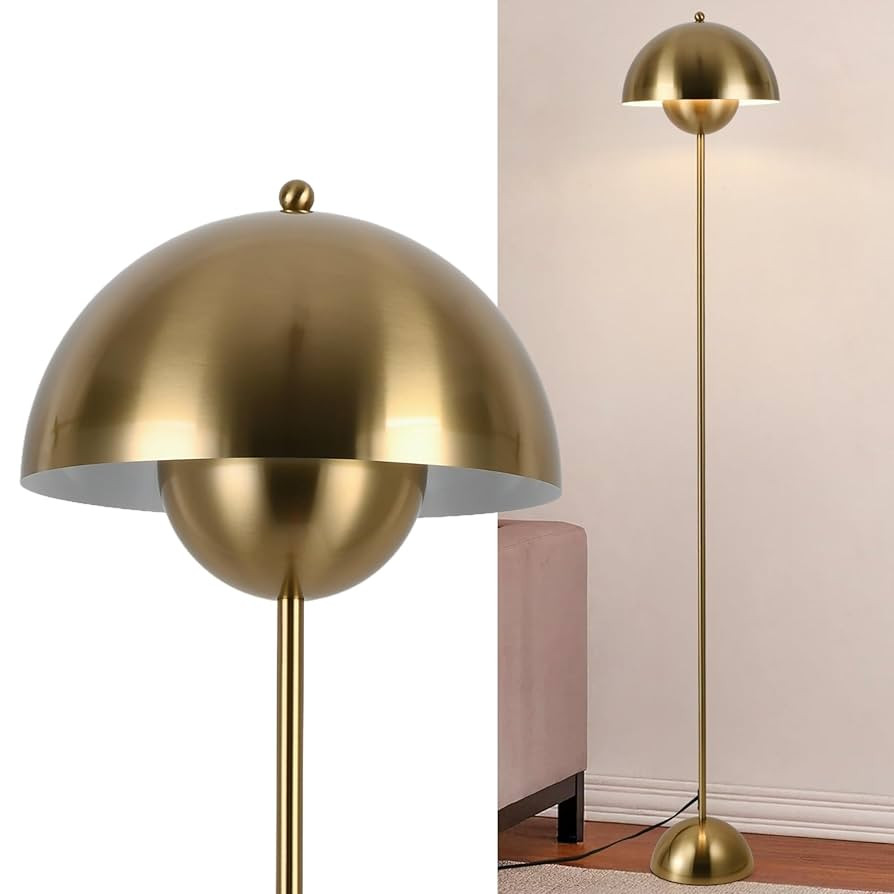 COSYLUX Modern Floor Lamp for Living Room, Industrial Tall Standing Lamp for Bedroom, Metal Shade... | Amazon (US)