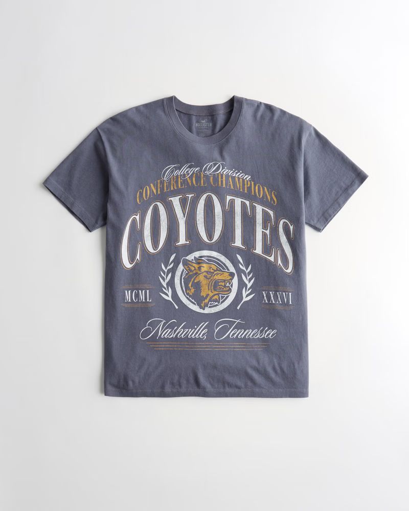 Oversized Print Graphic Dad Tee | Hollister (US)