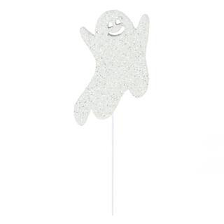10.25" White Glitter Ghost Pick by Ashland® | Michaels® | Michaels Stores