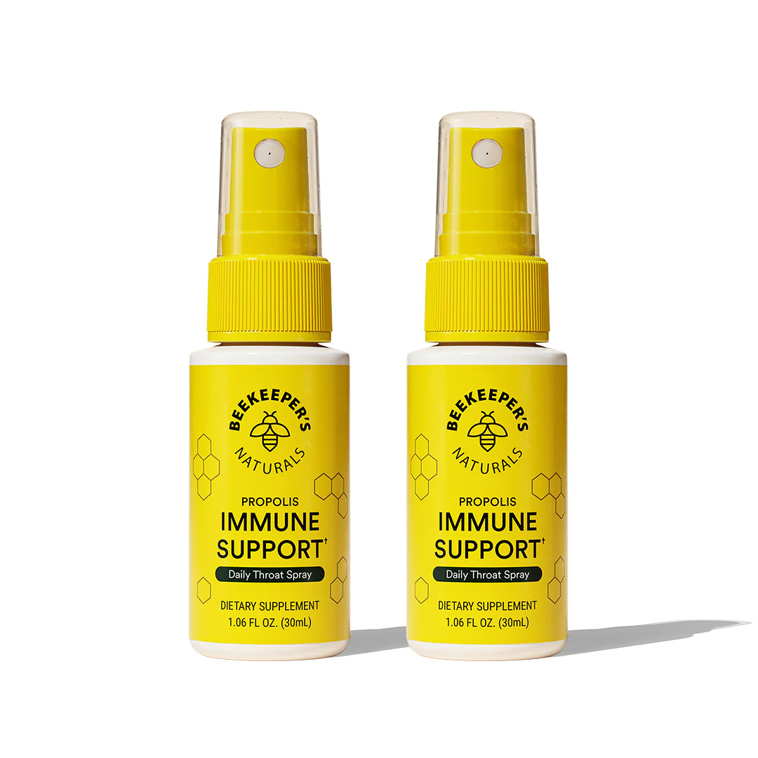 Propolis Throat Spray 2-Pack | Beekeepers Natural's
