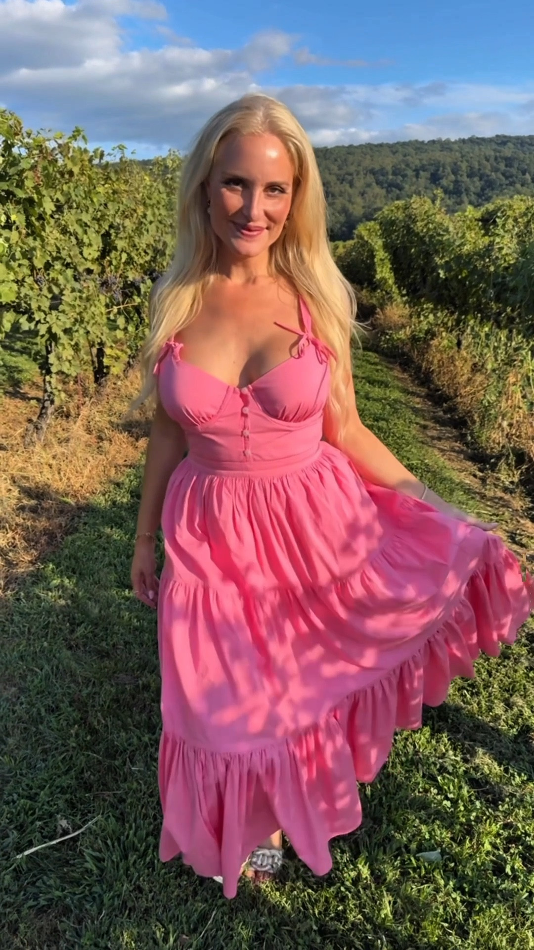 The prettiest pink dress you will ever buy! I love the gorgeous tiered skirt and the beautiful fitted bodice. So flattering and high quality! Also truly the most gorgeous shade of pink!

#LTKSeasonal #LTKParties #LTKStyleTip