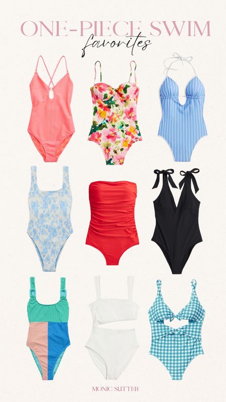 One piece swimsuits - one piece swimsuit favorites - fave one piece swimsuits - trendy swimwear - summer swimwear - aerie swim - j.crew swim - H&M swim - petite friendly swimwear 

#LTKSeasonal #LTKstyletip #LTKswim