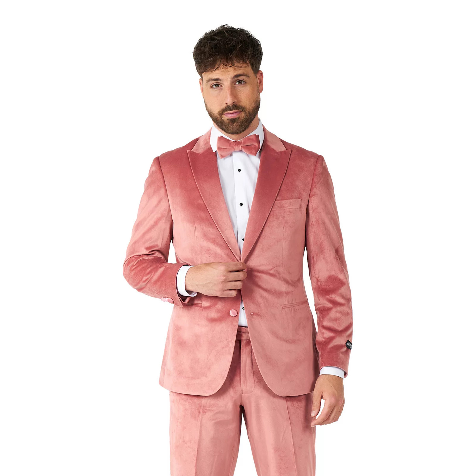 Men's OppoSuits Slim-Fit Tuxedo Set, Size: 36 - Regular, Pink Velvet | Kohl's