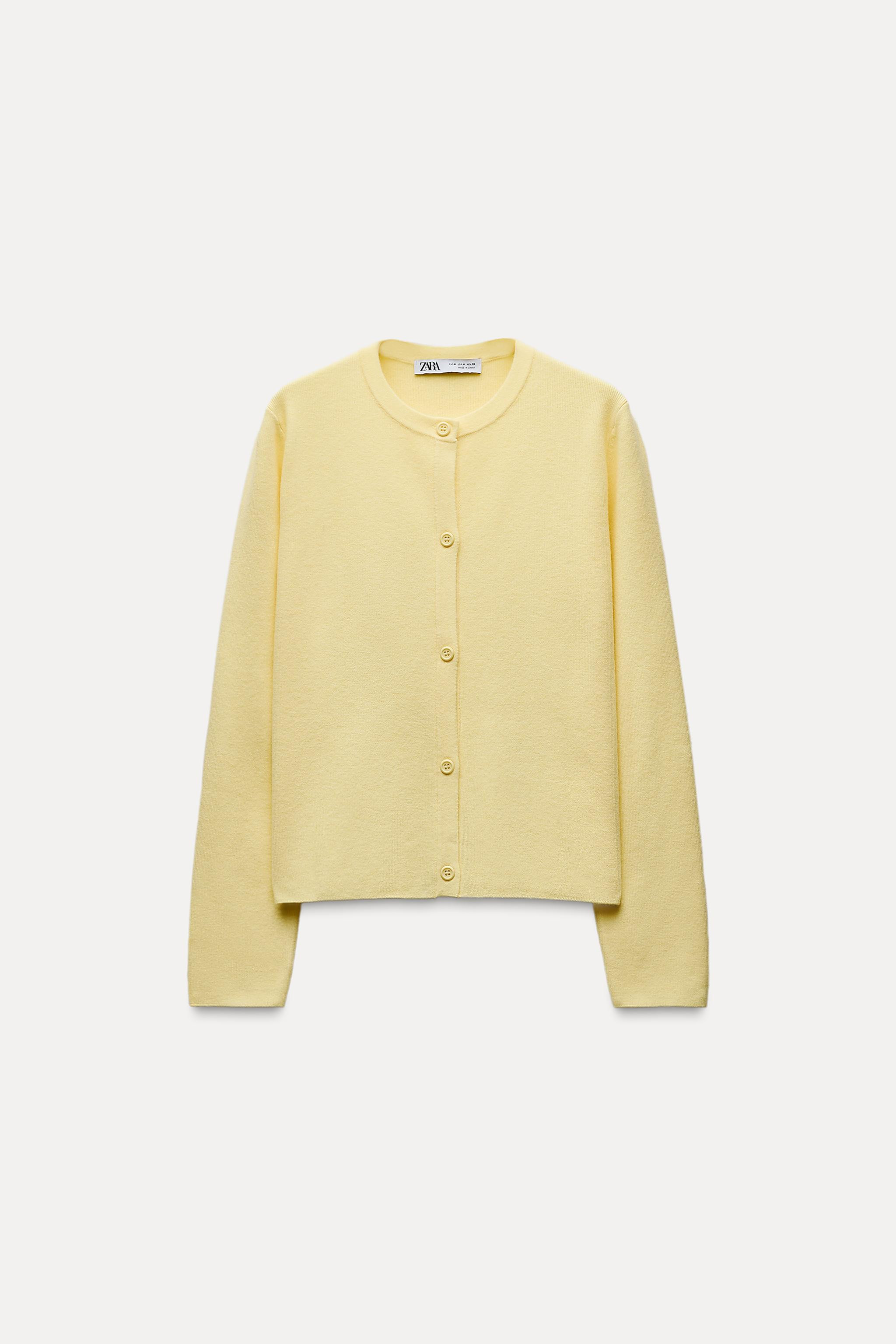 PLAIN KNIT CARDIGAN | Zara US