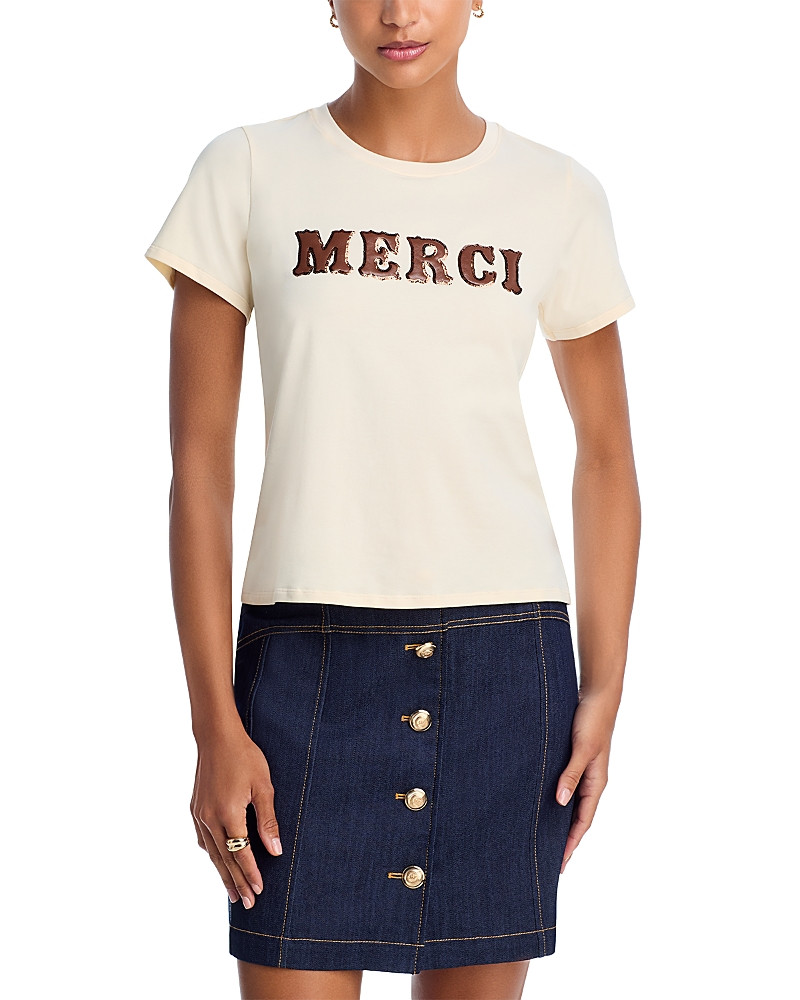 Cinq a Sept Merci Shrunken Tee | Bloomingdale's (US)