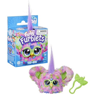 Furby Furblets Too-Koo Mini Friend, 45+ Sounds & Music, Speaks Only Furbish, Electronic Plush Toys For 6 Year Olds & Up, Multicolor | SHEIN
