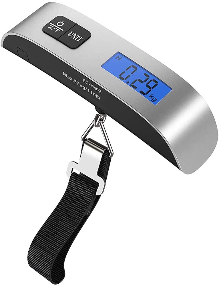 Luggage Scale: 110lb/50kg Backlight LCD Display Portable Handheld Electronic Scale - Dr.meter Bal... | Amazon (US)