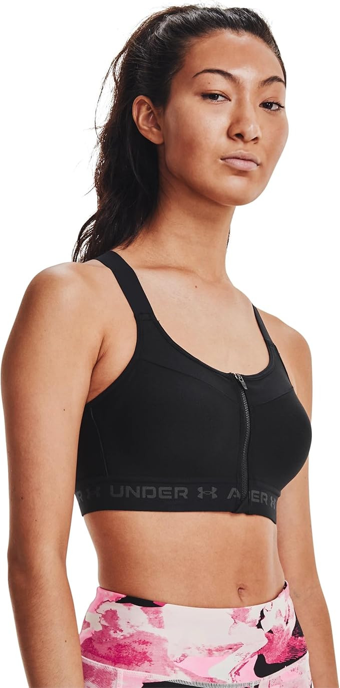 Under Armour Women's High Crossback Zip Bra | Amazon (US)