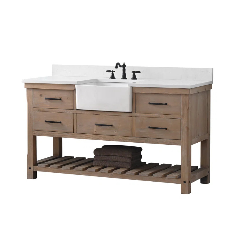 Mexborough 60" Single Bathroom Vanity Set | Wayfair North America