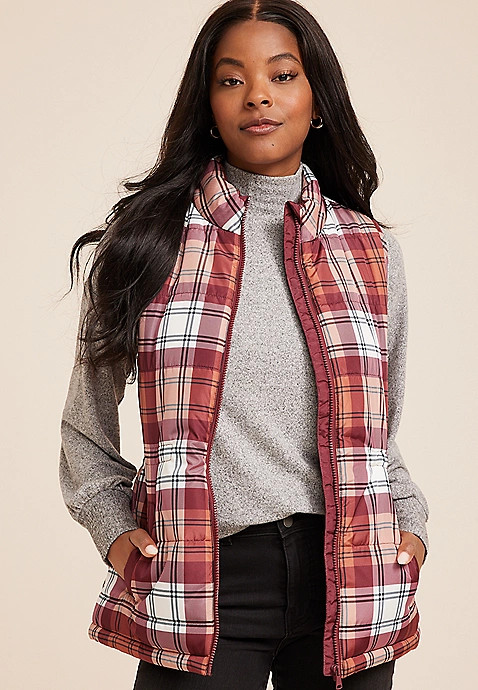 Plaid Vest | Maurices