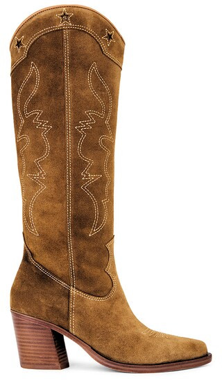 Bella Boot in Tan | Revolve Clothing (Global)