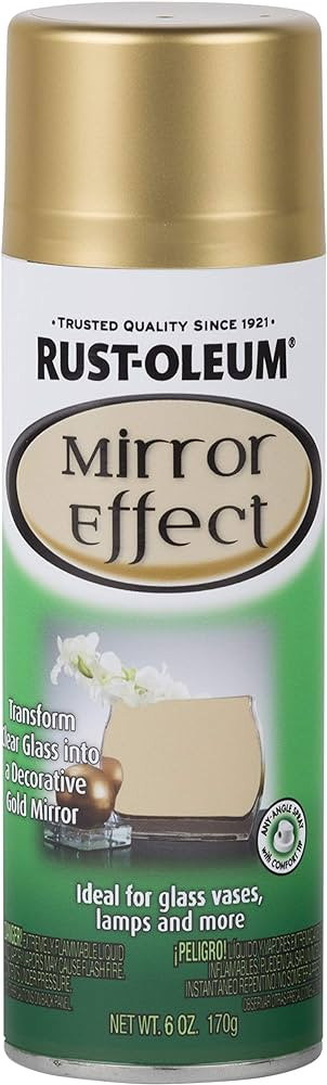 Rust-Oleum 286477 Specialty Spray Paint 6 Oz, Gold Mirror | Amazon (US)