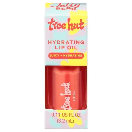 Tree Hut Jelly Bear Hydrating Lip Oil, Sheer Tint with High Shine, 0.16 fl oz | Walmart (US)