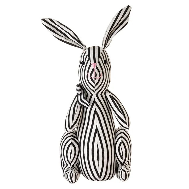 Way To Celebrate Easter Fabric Bunny Décor, Striped - Walmart.com | Walmart (US)