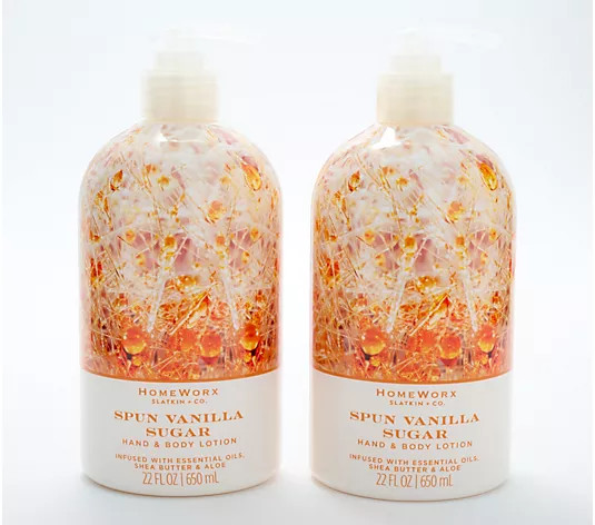 Homeworx by Slatkin & Co 22oz Body Lotion Duo - QVC.com | QVC