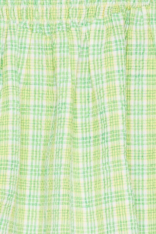 Strapless Ruched Mini Dress in Citrus Plaid | Revolve Clothing (Global)