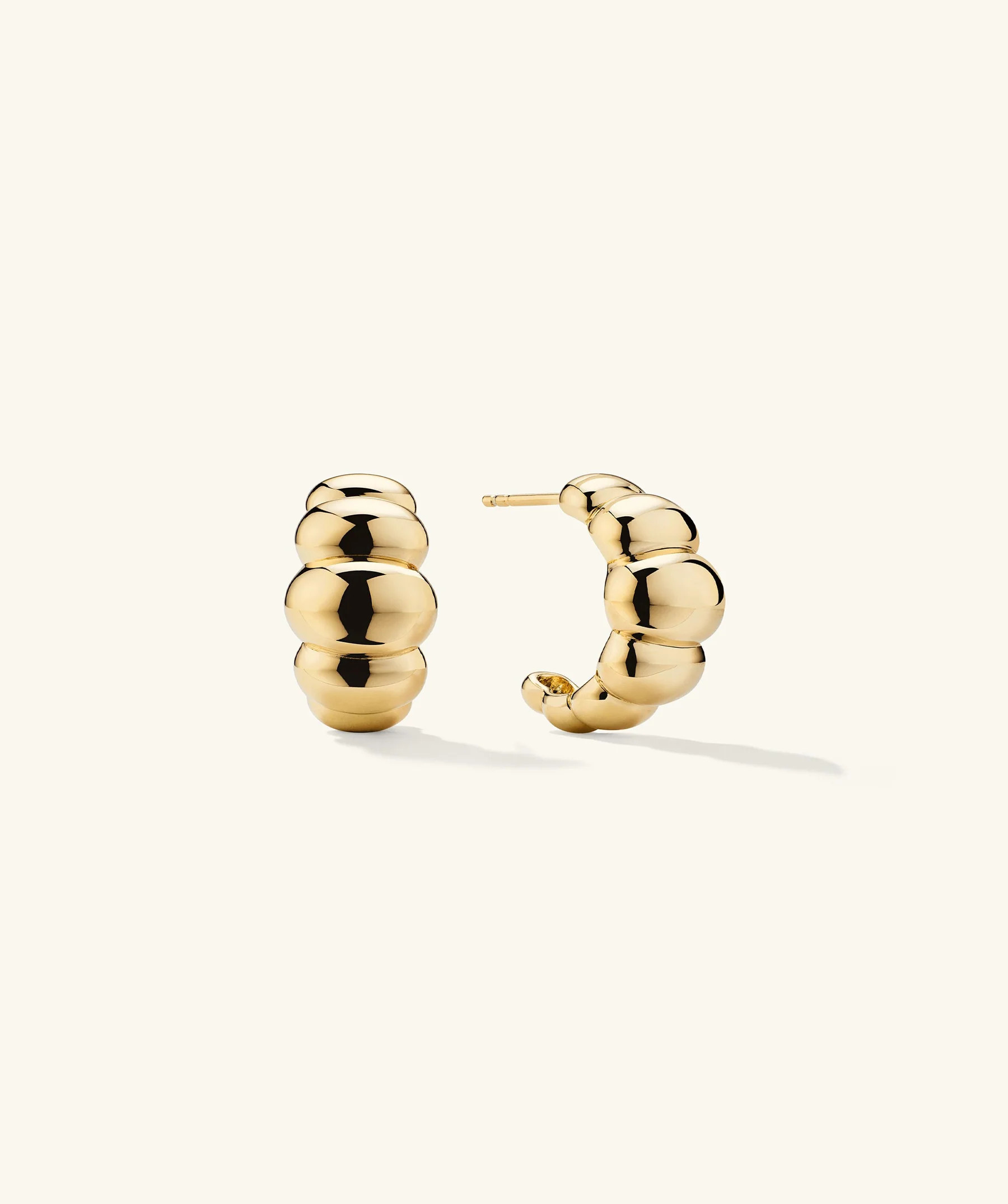 Puffy Charlotte Hoops | Mejuri Fine Crew