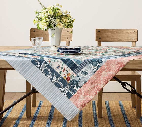 Felicia Patchwork Cotton Throw | Pottery Barn (US)
