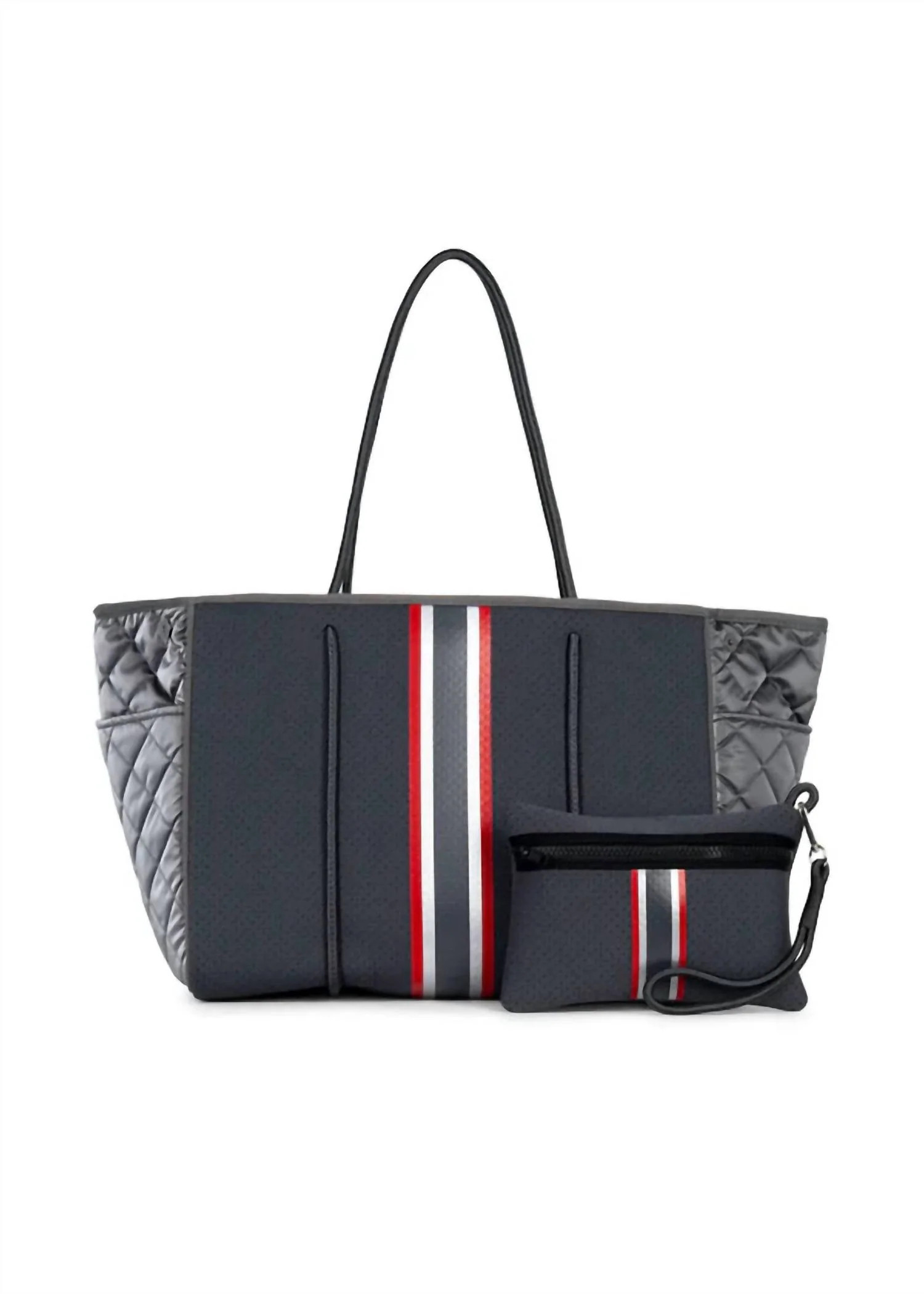 Women's Greyson Neoprene Tote Bag In Shadow | Shop Simon