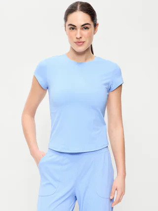 StudioSmooth Short-Sleeve Base Layer Top | Old Navy (US)