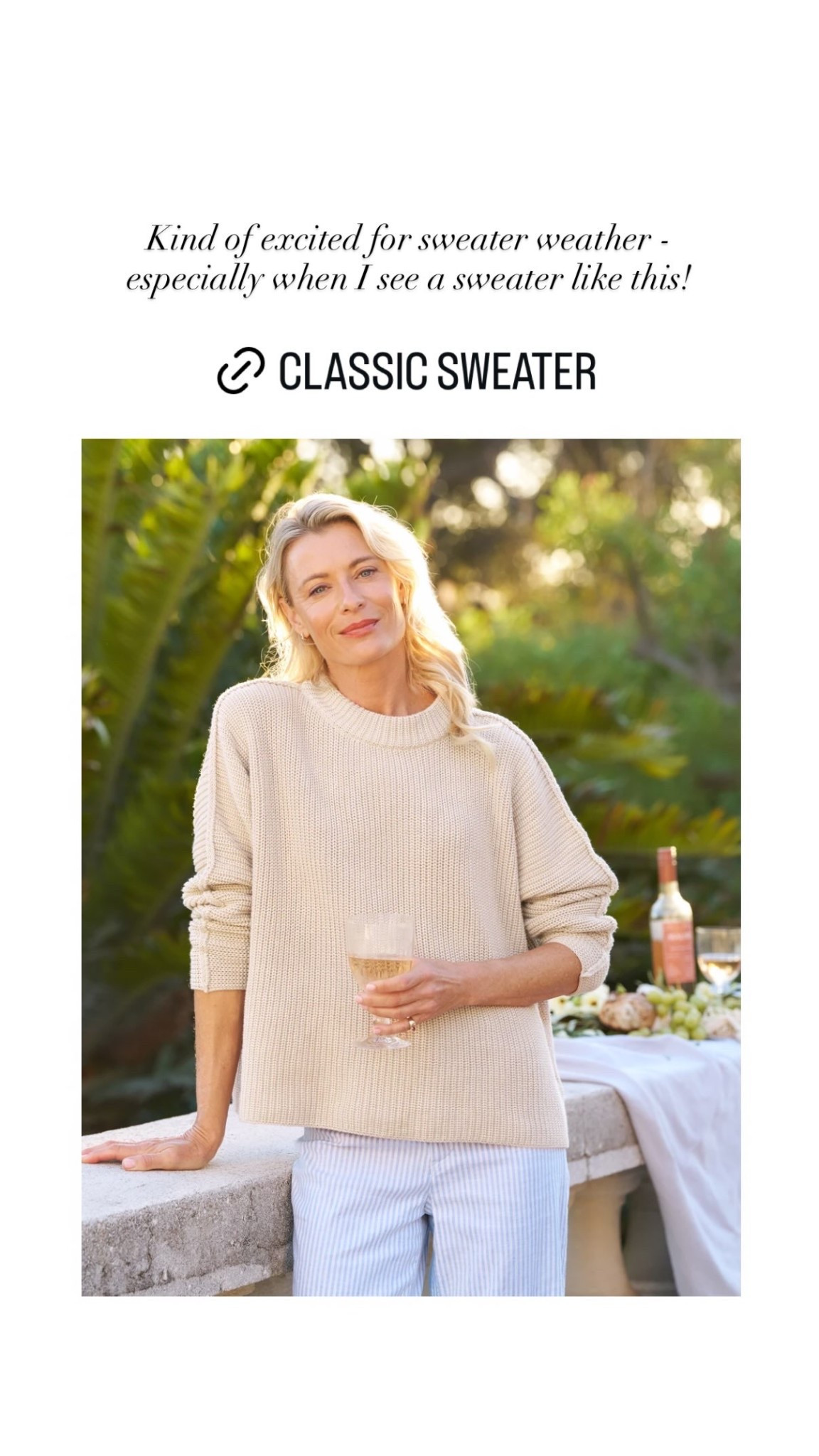 Kind of excited for sweater weather - especially when I see a sweater like this!

#LTKSeasonal #LTKTravel #LTKWorkwear