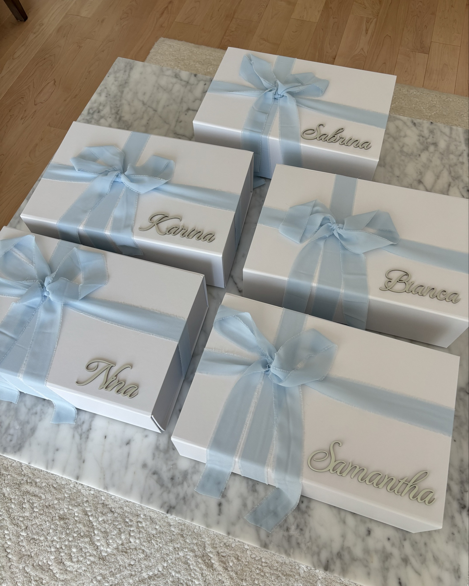 Everything I put in my bridesmaid proposal boxes 🤍💍 #bridesmaids #bridesmaidsgifts 