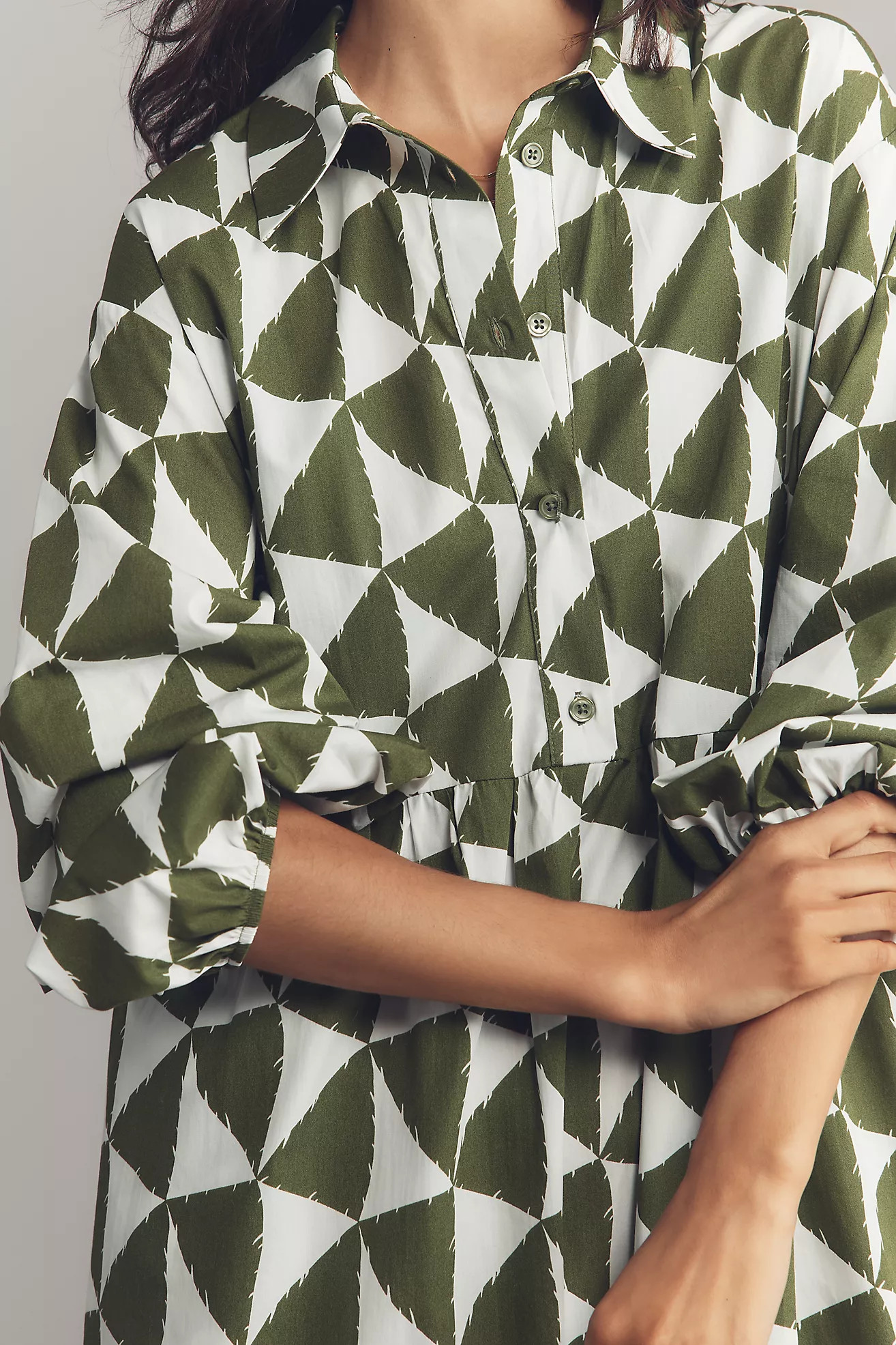 The Bettina Tiered Shirt Dress | Anthropologie (US)