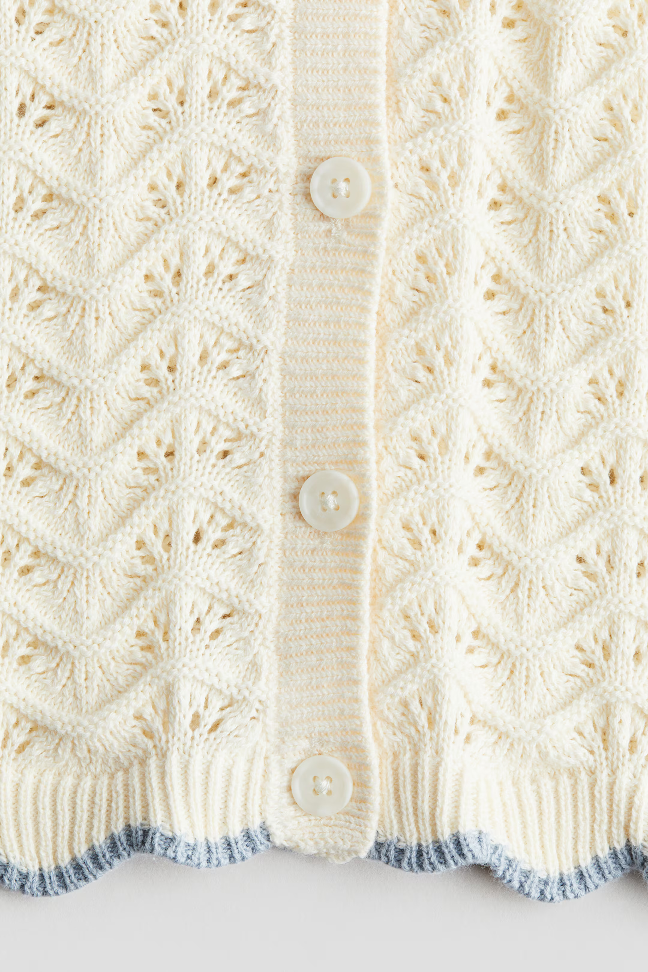 Pattern-Knit Cotton Top | H&M (US + CA)