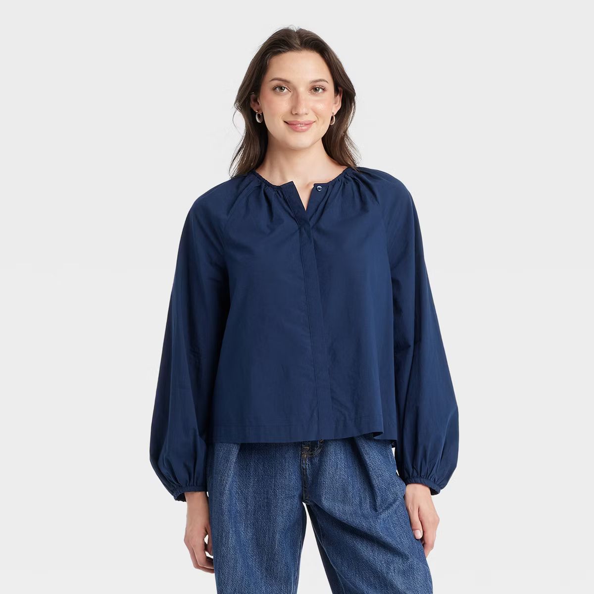 Women's Balloon Long Sleeve Blouse - Universal Thread™ | Target