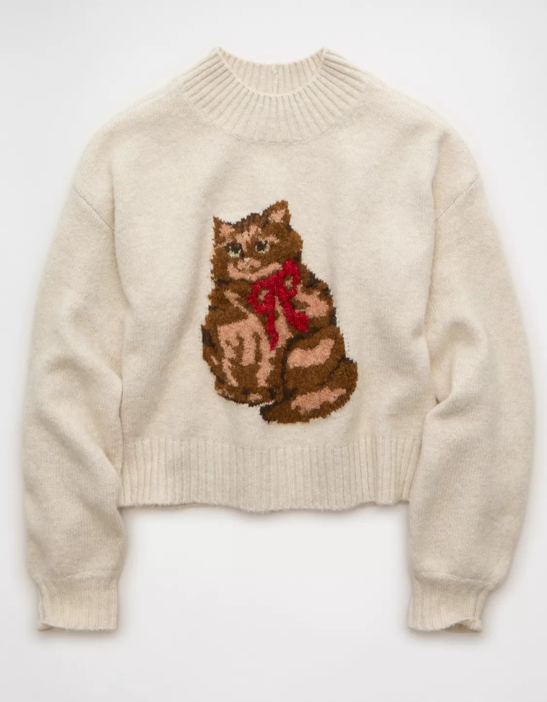 The must-have sweater for the holiday season. Featuring cute winter-themed graphics and a super s... | American Eagle Outfitters (US & CA)