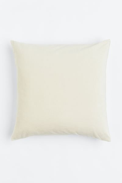 Cotton Velvet Cushion Cover - Camel - Home All | H&M US | H&M (US + CA)