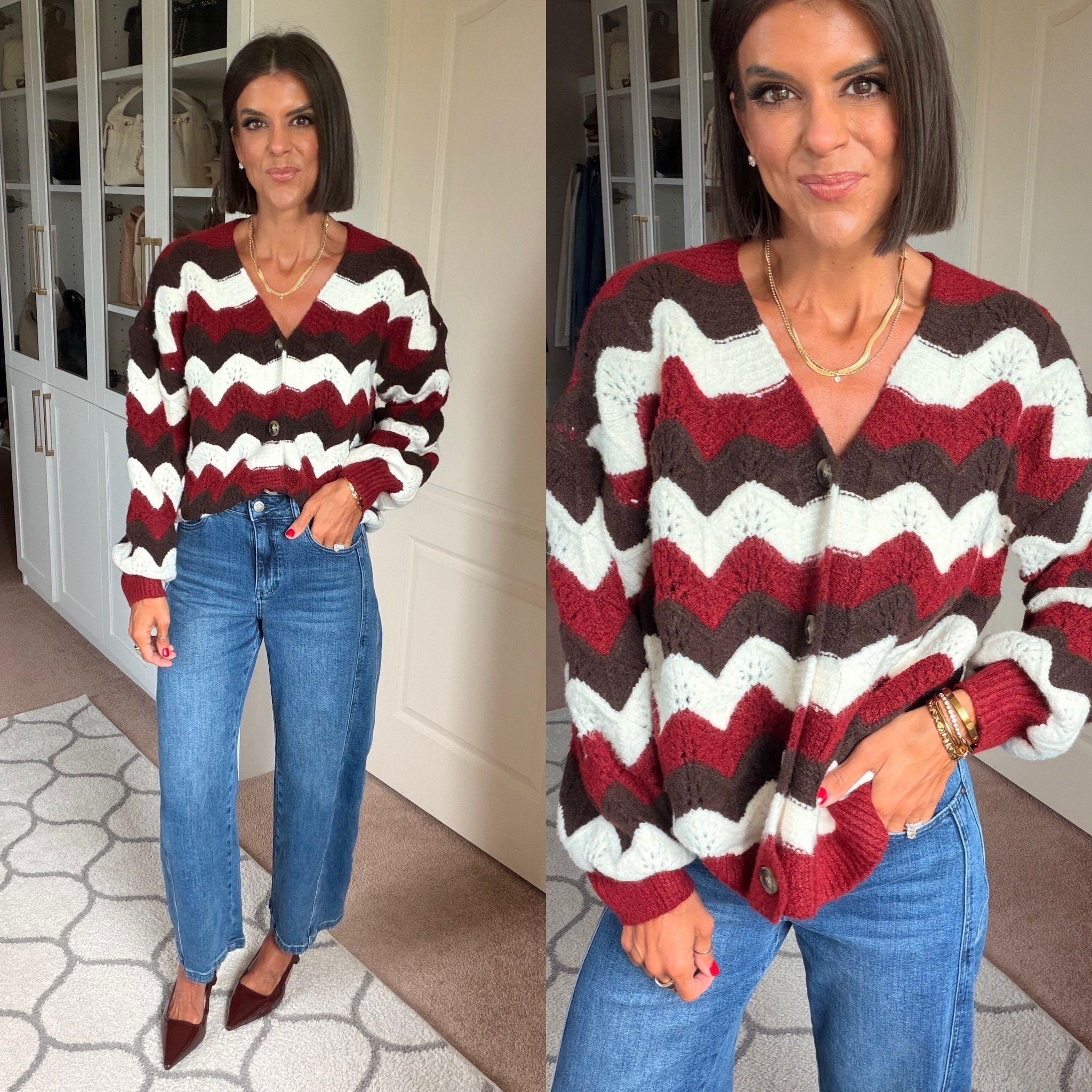 Size small in sweater, jeans size 0

#LTKdayinmylife #LTKgrwm #LTKmomlife