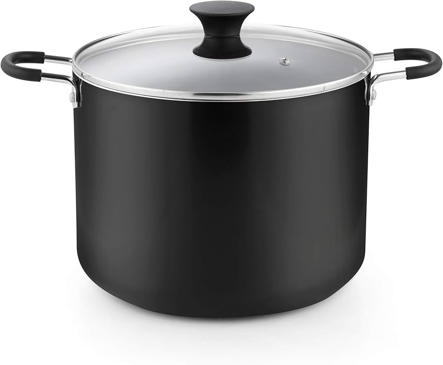 Cook N Home Nonstick Stockpot with Lid 10.5-Qt, Deep Cooking Pot Cookware Canning Stock Pot with ... | Amazon (US)