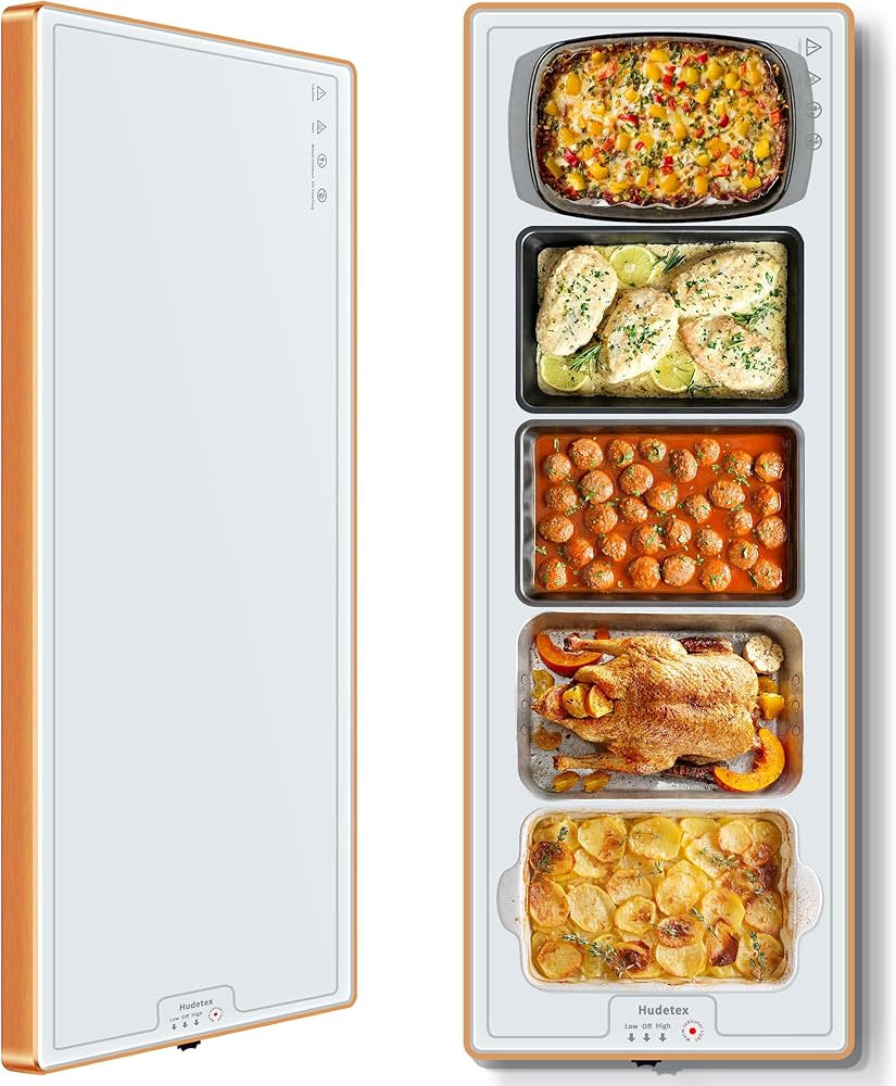 Warming Mat for Food (Extra Long 40"x12"), Warming Trays for Buffets Party & Daily Use, Temperatu... | Amazon (US)