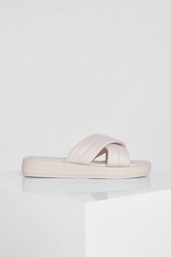 Chunky Double Strap Chunky Sandals | Boohoo.com (US & CA)