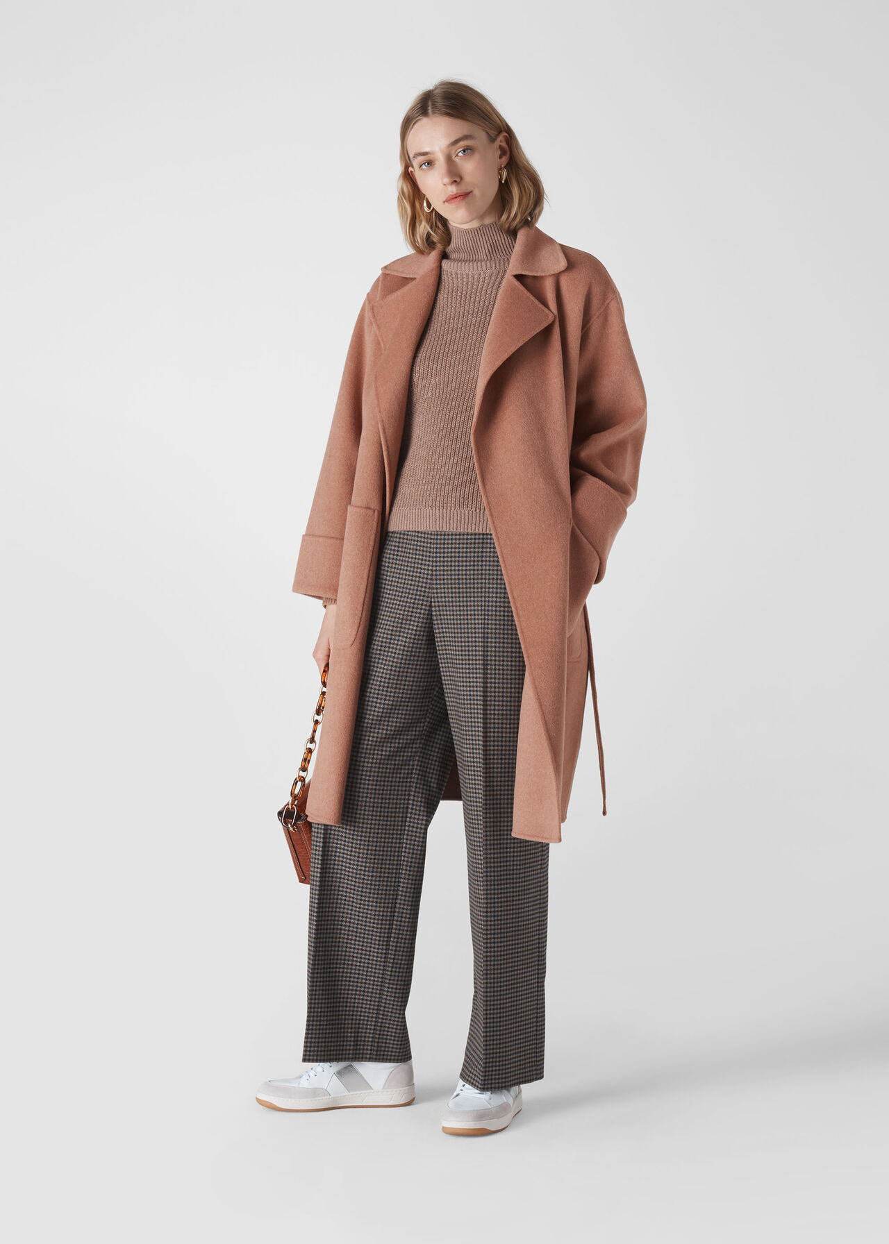 Double Faced Wool Wrap Coat | Whistles
